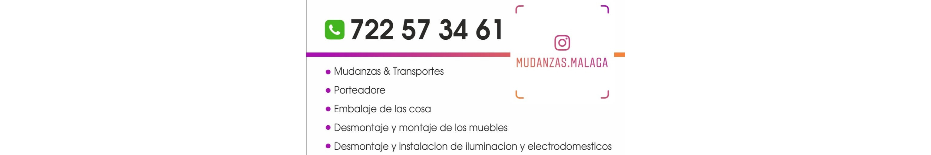 Mudanzas & Transportes Málaga